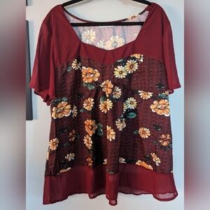 ROSEGAL Floral Blouse